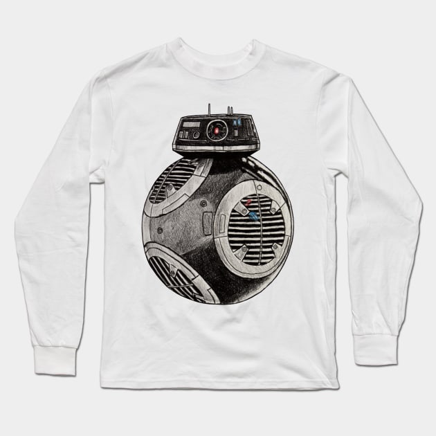 BB9E droid Long Sleeve T-Shirt by tabslabred